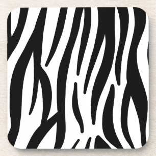 Animal Print Zebra Pattern Coaster