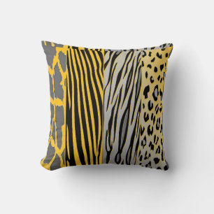 Animal Printed Zebra Stripe Pillow