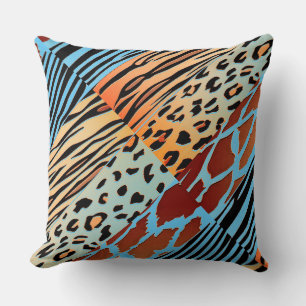 Animal Printed Zebra Stripe Pillow
