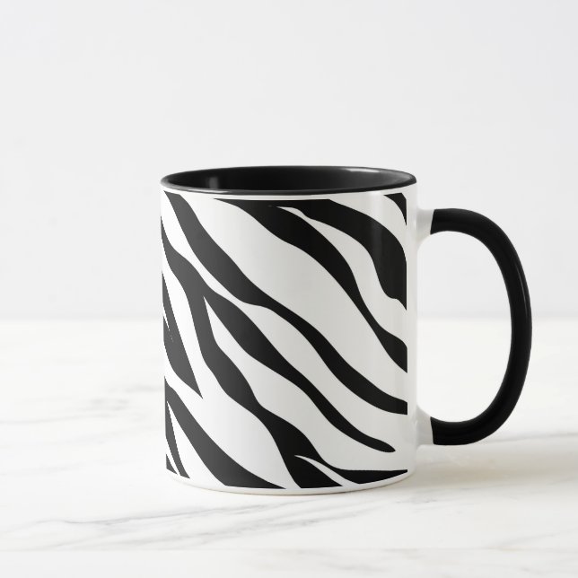 Animal printing - zebra mug (Right)