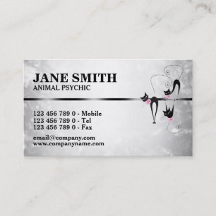 Animal psychic pet finder / PERSONALISE Business Card