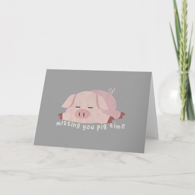 Animal Pun : Vous Manquez Du Temps De Cochon (Devant)