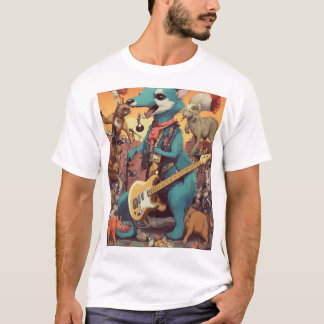 Animal Punk Rock Band T-Shirt