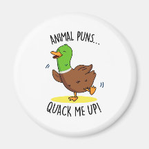 Animal Puns Quack Me Up Funny Duck Pun 