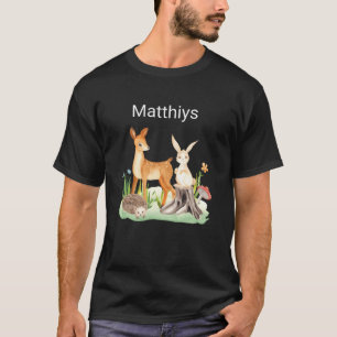 Animal rabbit hedgehog Matthiys vintage T-Shirt
