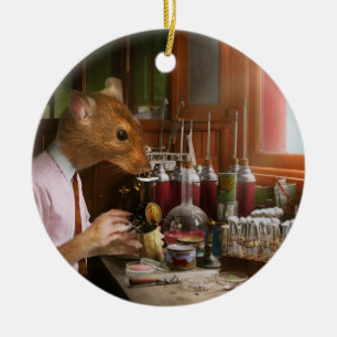 Animal - Rat - The Lab Rat Ceramic Ornament