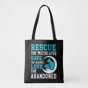 Animal Rescue Animal Rights Animal Adoption Tote Bag