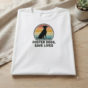Animal Rescue Foster Love Forever Quote T-Shirt