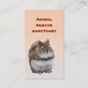 Animal Rescue Sanctuary Business Card