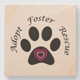Animal Rescue Stone Coaster