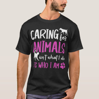 Animal Rescue Volunteer Caring For Animals  T-Shirt