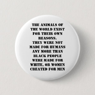 Animal Rights 2 Inch Round Button