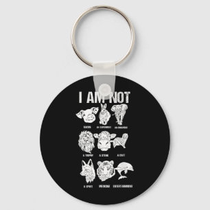 Animal Rights Animal Protection Go Vegan Keychain