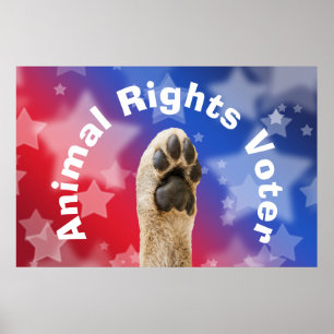 Animal Rights Voter Poster