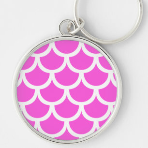 Animal round pattern keychain