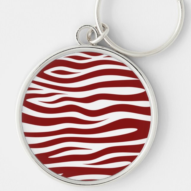 Animal round pattern  keychain (Front)