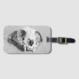 Animal’s skull luggage tag