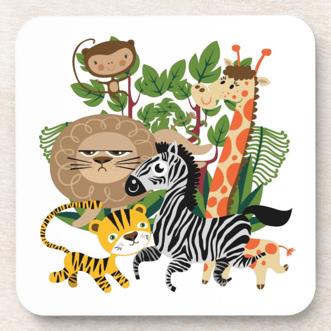 Animal Safari Coaster (Front)