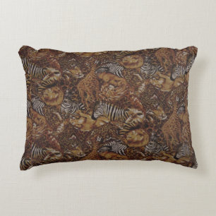 ANIMAL SAFARI JUNGLE ACCENT PILLOW