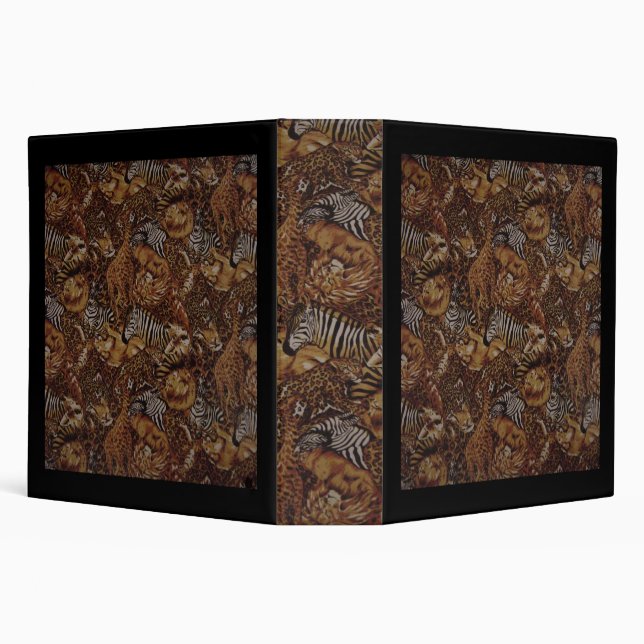 ANIMAL SAFARI JUNGLE BINDER (Background)