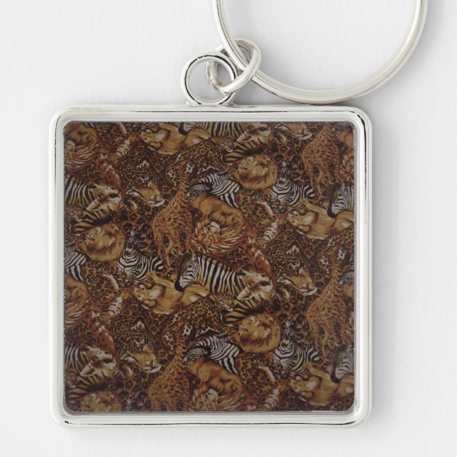 ANIMAL SAFARI JUNGLE KEYCHAIN (Front)