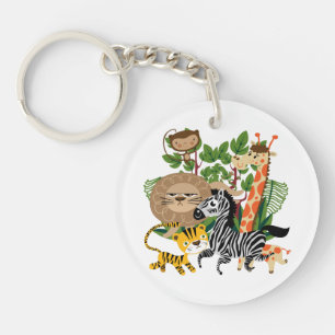 Animal Safari Keychain