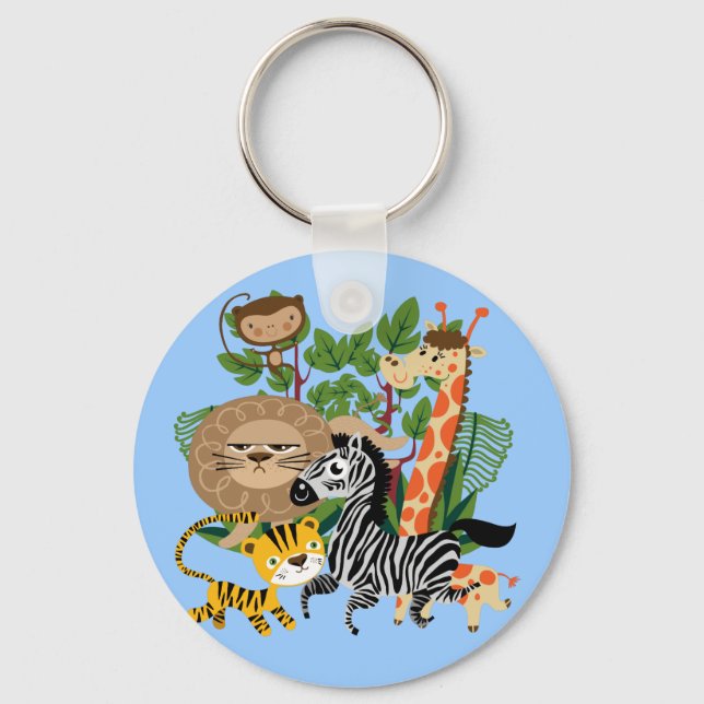 Animal Safari Keychain (Front)