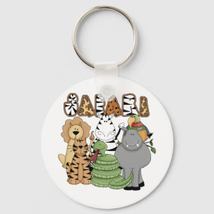 Animal Safari Keychain