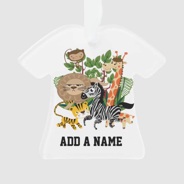 Animal Safari Ornament (Front)