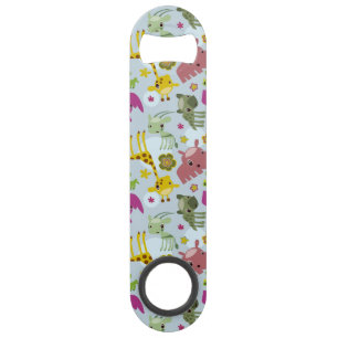 animal safari pattern speed bottle opener