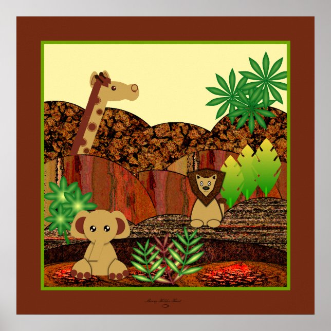 Animal Safari Print (Front)
