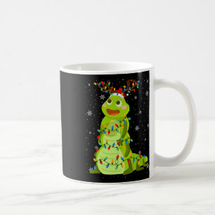 Animal Santa Hat Ugly Christmas Tree Lights  Coffee Mug