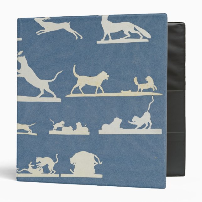 Animal Scenes and Playing Cats Binder (Front/Inside)