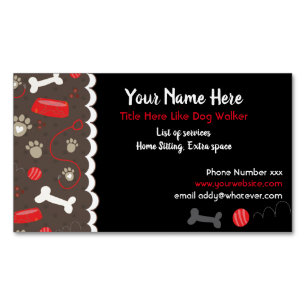 Animal Services Dog Tpys Business Card