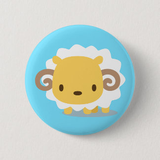 ANIMAL SHEEP CAN BADGE 2 INCH ROUND BUTTON