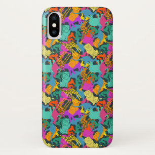 Animal Silhouettes Pattern iPhone X Case