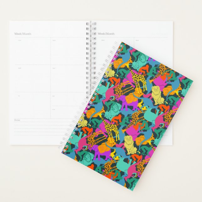 Animal Silhouettes Pattern Planner (Display)