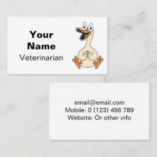 Animal, Silly Goose, Bird Image Business Card