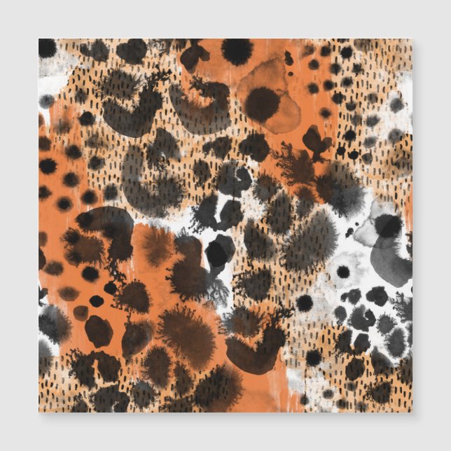 Animal skin: creative leopard pattern. (Front)