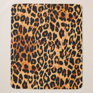 Animal skin pattern seamless. sherpa blanket