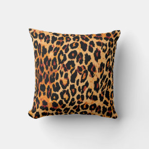 Animal skin pattern seamless. throw pillow