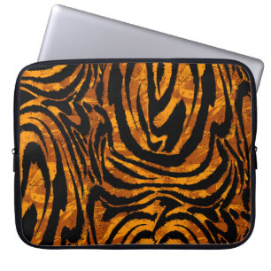 Animal Skin Pattern. The fabric Abstract with Tige Laptop Sleeve