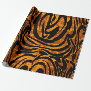 Animal Skin Pattern. The fabric Abstract with Tige Wrapping Paper