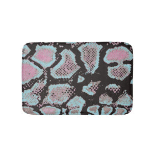 Animal skin pattern, vintage design. bath mat