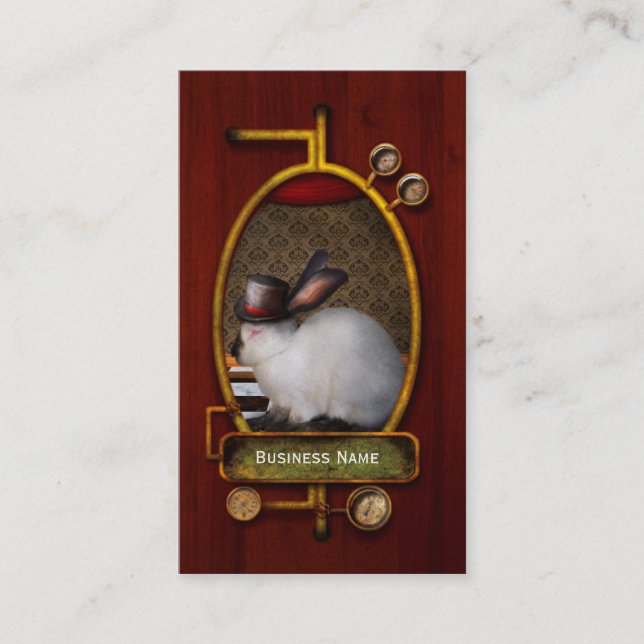 Animal - The Rabbit - Reverse version Business Card (Front)