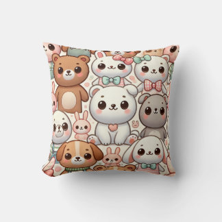 animal throw pillow