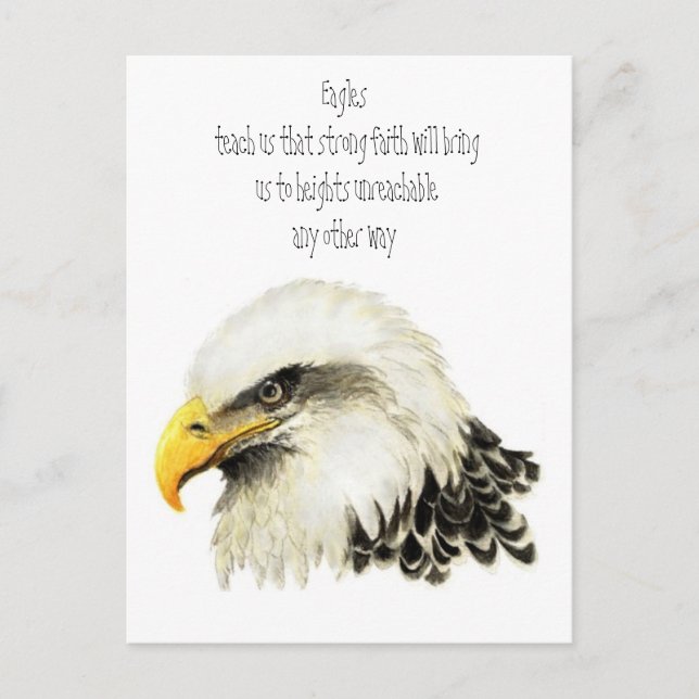 Animal Totem, Spiritual, Inspiration Encouragement Postcard (Front)