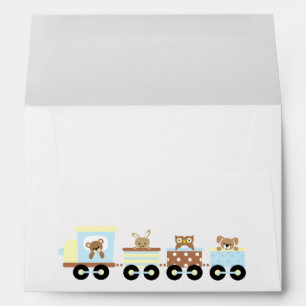 Animal Toy Train Envelopes