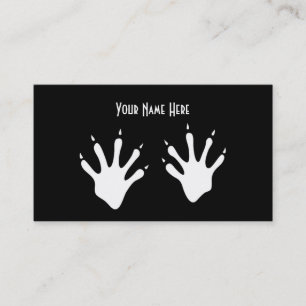 Animal Tracks Business Card