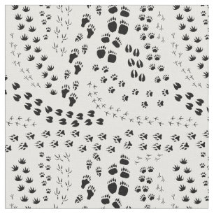Animal Tracks Pattern Fabric
